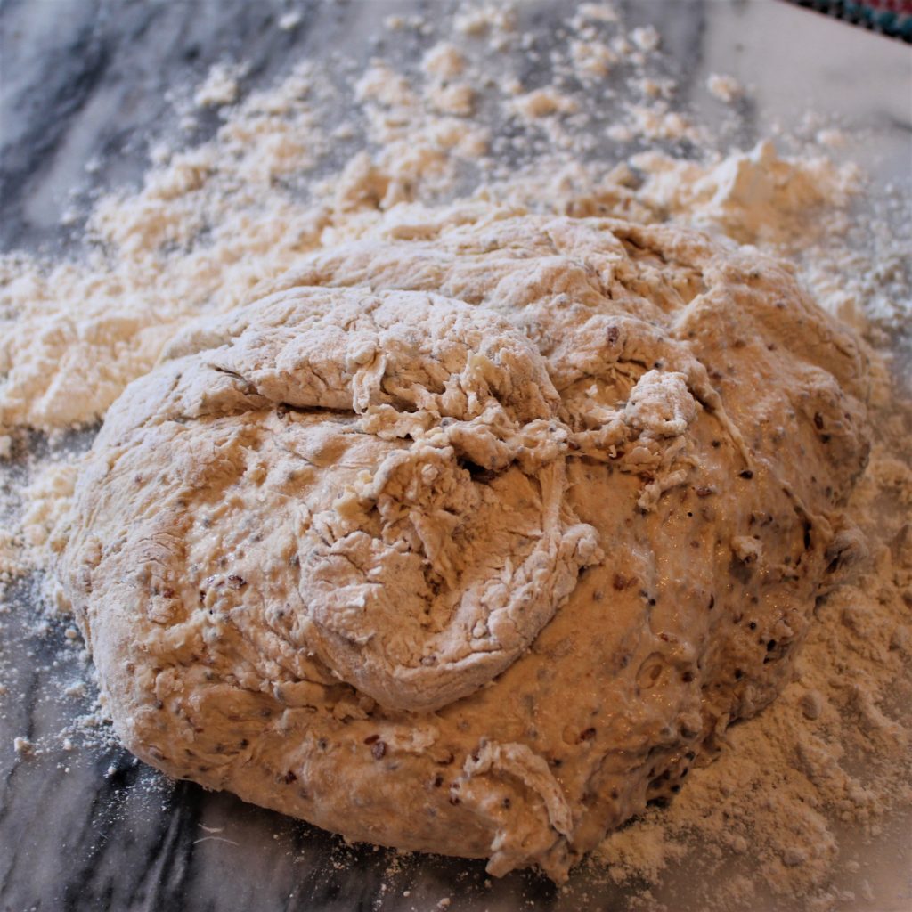 Whole Wheat Rustic Bread with Chia & Flaxseed - Vegan Cabin Life