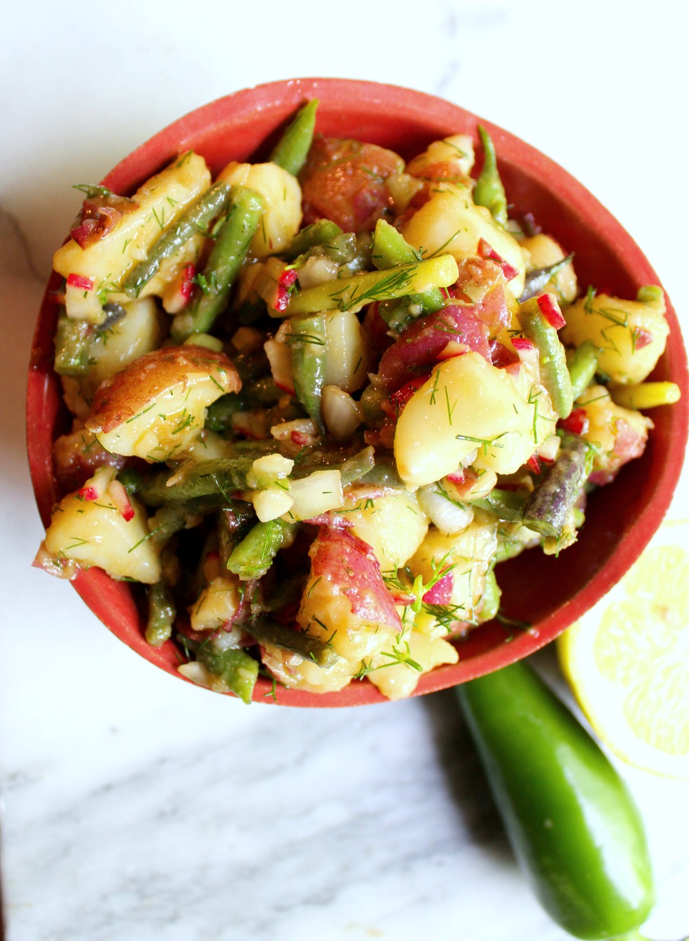 potato green bean salad