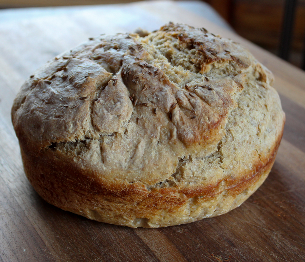 Dutch Oven Caraway Rye Bread Recipe